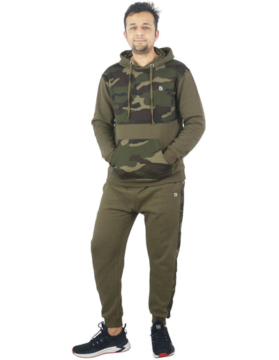 Bahob® Mens Tracksuit Set Full Sleeve Fleece Hoodie Top Jogging Bottoms Joggers. - Bahob