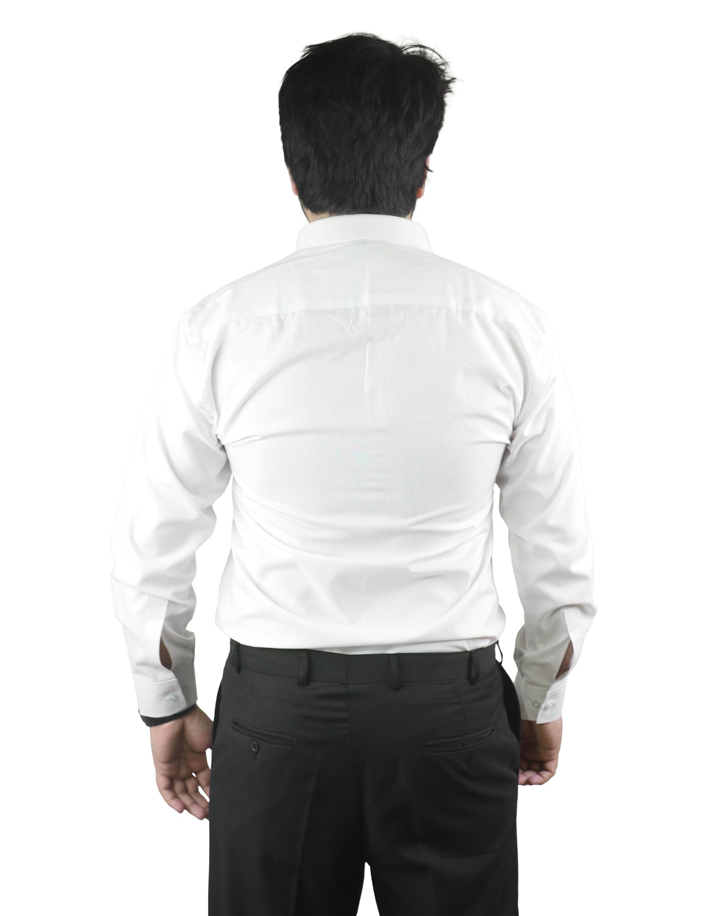 Bahob® Men's Formal Dress Shirt Long Sleeve Mens Dress Shirt 100% Cotton Plain Business Wedding Work Causal Button Down Shirts for Men with Pocket S-3XL