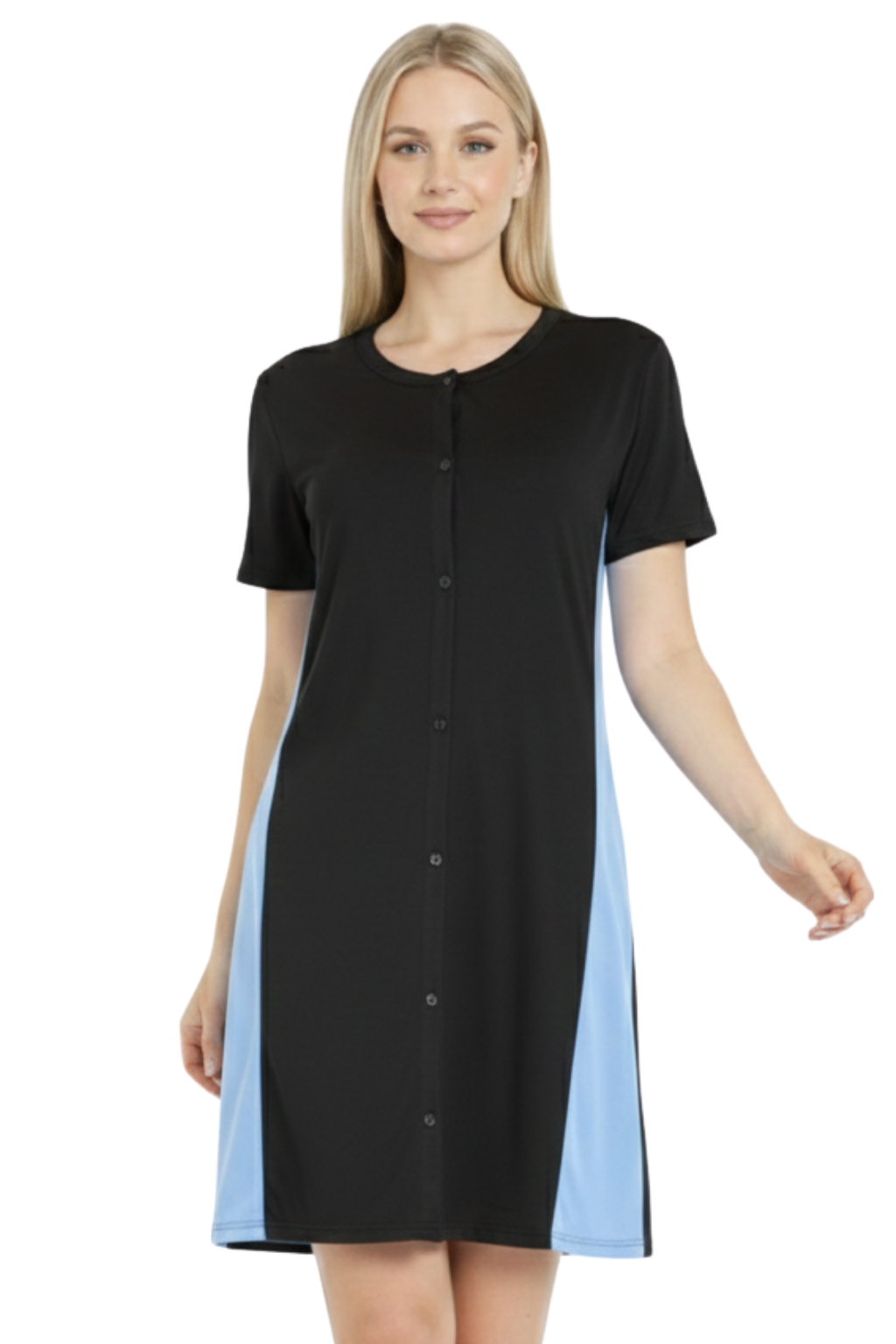 Bahob® Ladies Nightdress Cotton Short Sleeve Night Shirt Nightdress Women's Nightie Nightwear Loungewear S-XXL