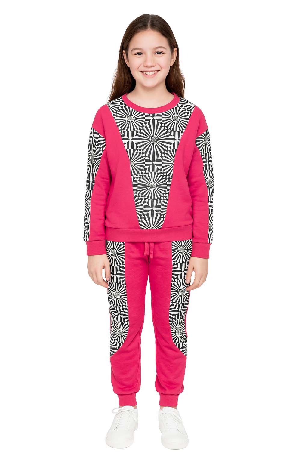 Bahob® Girls 2 Piece Sweatshirt & Jogging Bottoms Tracksuit Set