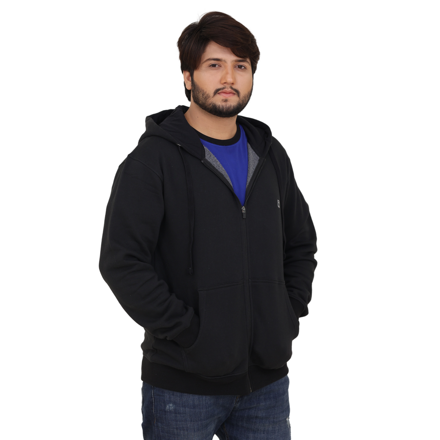 Bahob® Men's Hoodies Zip Up Sweatshirt Jackets Lightweight Long Sleeve Zipped Hoodie Jumper Tops Sweater Hoodies for Men S-3XL