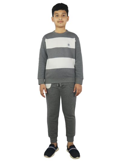 Bahob® 1 & 2 Pack Boys Girls Tracksuit, Unisex Jumper Sweatshirt and Jogger Bottoms Tracksuit Set for Kids 3-14 Years