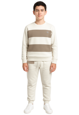 Bahob® 1 & 2 Pack Boys Girls Tracksuit, Unisex Jumper Sweatshirt and Jogger Bottoms Tracksuit Set for Kids 3-14 Years