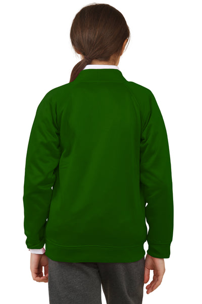 Bahob® 2 Pack Girls School Cardigan Fleece Sweatshirt Uniform School wear Shirts Crew Long Sleeve Top Pullover Jumper Round/V- Neck Age 5-14