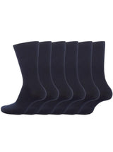 Bahob® 6 Pairs Unisex Back to School Cotton Rich Plain Ankle School Socks. - Bahob