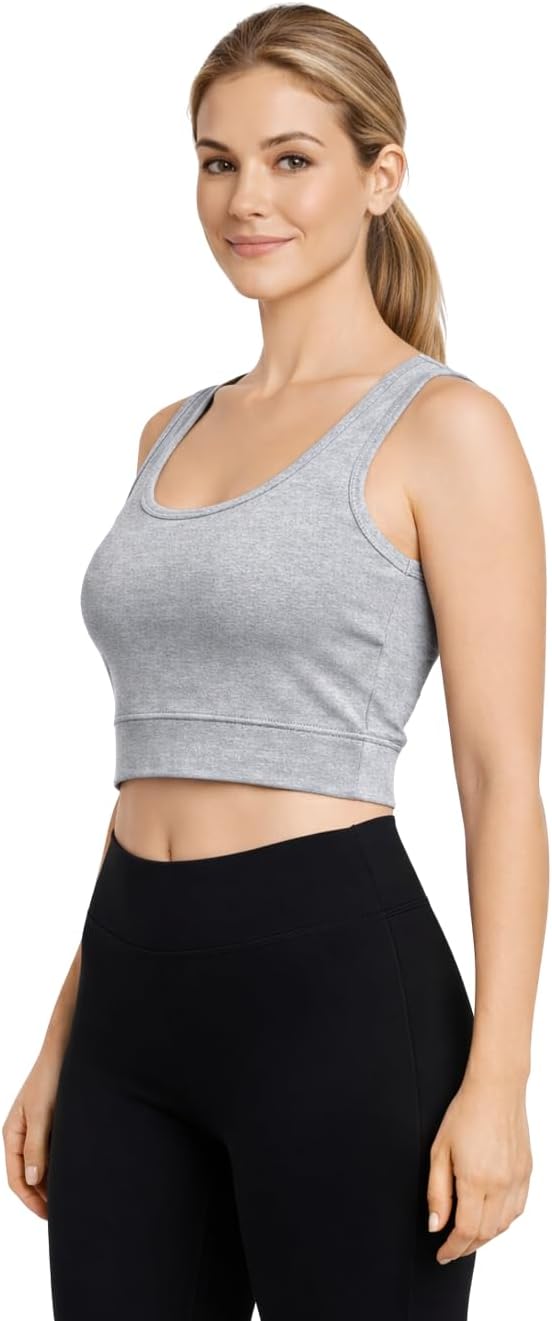 2 Pack Sports Bra for Women Super Comfort Bra Lightweight Stretchable Ladies Sports Bra for Workout Fitness Running Gym S-XXL