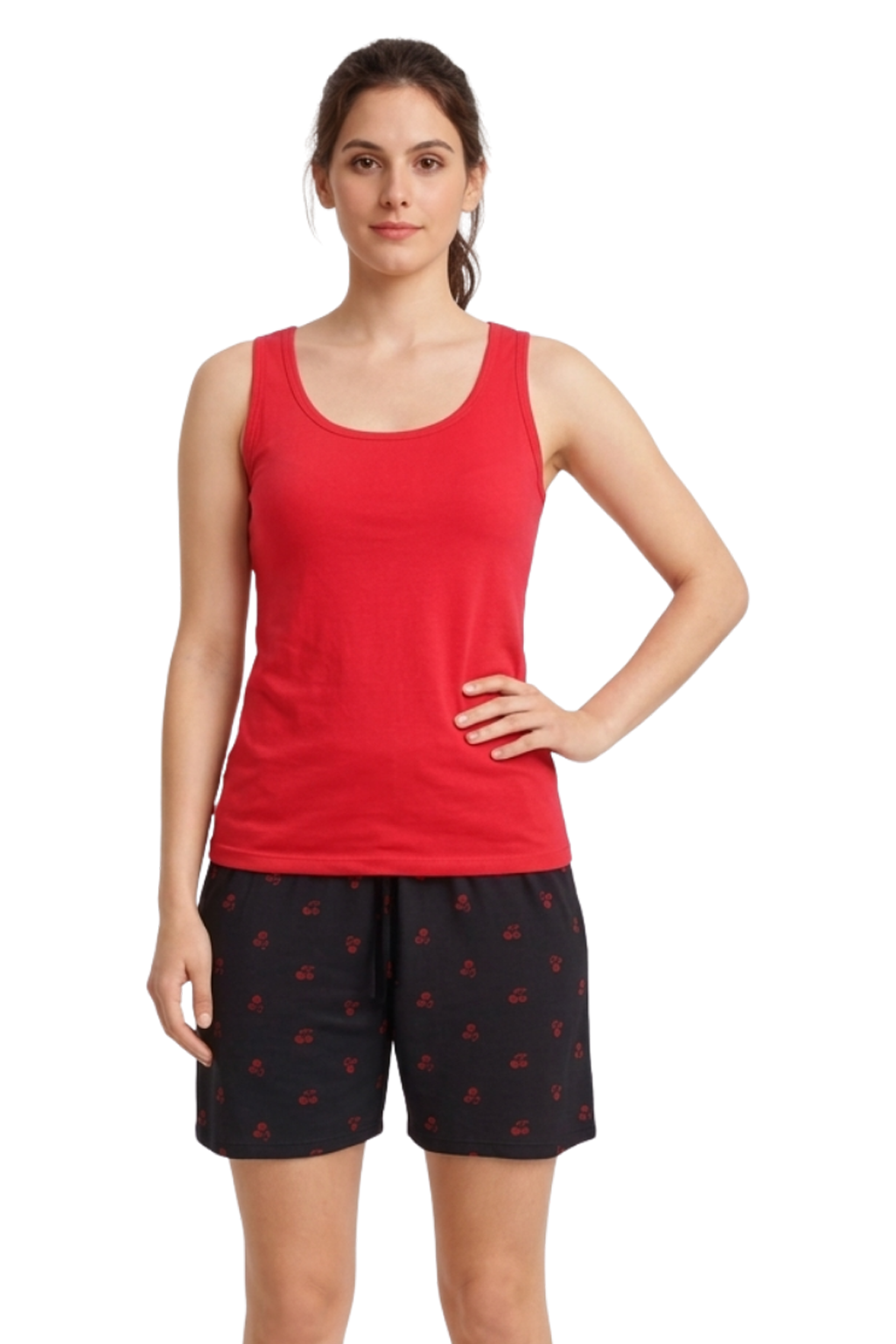 Women's Pyjamas Sets Sleeveless Tank Top with Shorts Ladies Pyjamas Sets Vest and Shorts Lounge Set with Pockets Pyjamas for Women S-XXL