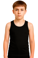 Bahob® 6 Pack Boy's Underwear Vests Soft Cotton Tank Tops Kids Sleeveless Vests Undershirts 100% Cotton