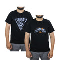 Bahob® 2 Pack Men's T-Shirts Short Sleeve Printed T Shirts for Men Round Neck Cotton Tops Shirt S-3XL