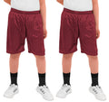 2 Pack Boys Girls Unisex Shadow Stripe Gym Sports Football Games School PE Shorts 5 to 14 Years