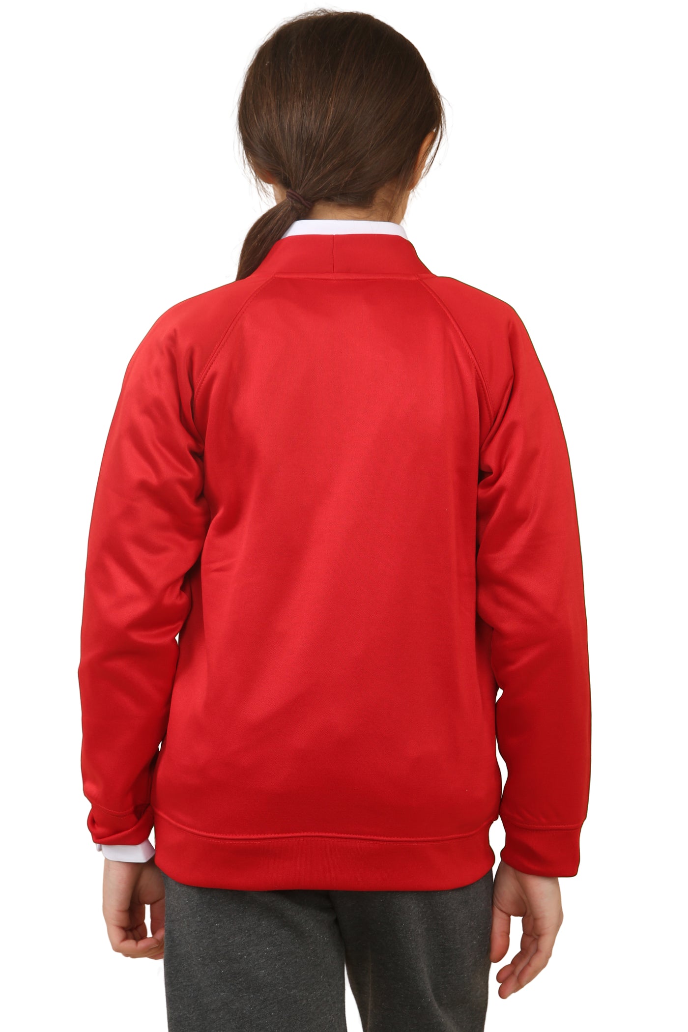 Bahob® 2 Pack Girls School Cardigan Fleece Sweatshirt Uniform School wear Shirts Crew Long Sleeve Top Pullover Jumper Round/V- Neck Age 5-14