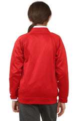 Bahob® 2 Pack Girls School Cardigan Fleece Sweatshirt Uniform School wear Shirts Crew Long Sleeve Top Pullover Jumper Round/V- Neck Age 5-14