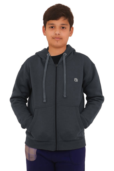 Bahob® Hoodies For Boys Kids Fleece Zip-Up Hoodie Sweatshirt Kids Hoodies Jacket Sweatshirt for Boys Long Sleeve Top Unisex Age 5-14 Years