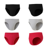 Bahob® 6 Pack Men's Underwear Briefs Ribbed Slips, Ultra Soft Sports Cotton Blend Slips Briefs