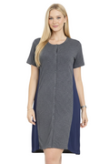 Bahob® Ladies Nightdress Cotton Short Sleeve Night Shirt Nightdress Women's Nightie Nightwear Loungewear S-XXL