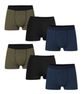 Bahob® Pack Of 6 Men's Boxers with Elastic Waist Shorts Underpants Trunks For Men's Soft Comfortable Men's Underwear S-3XL