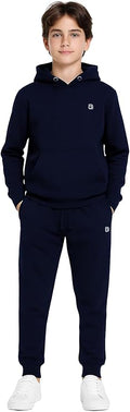 Boys Tracksuit Fleece Kids Pull Over Hooded Jogging Bottoms and Hoodie UK