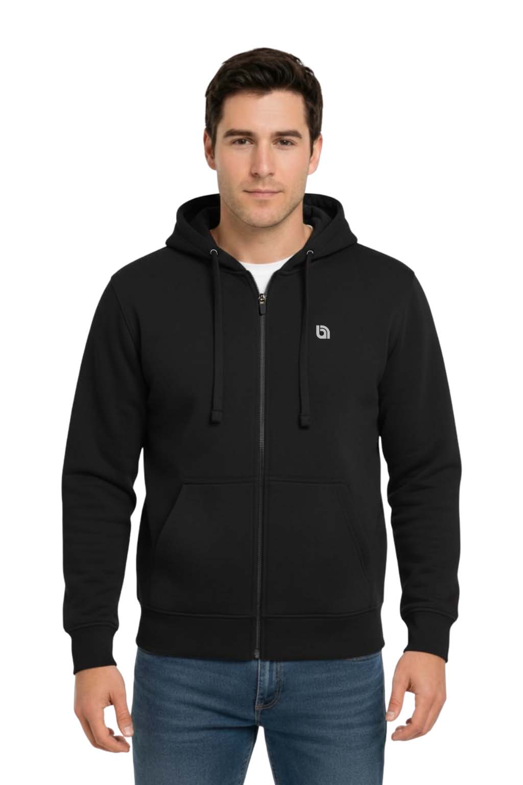 Bahob® Men's Hoodies Zip Up Sweatshirt Jackets Lightweight Long Sleeve Zipped Hoodie Jumper Tops Sweater Hoodies for Men S-3XL