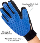 2/ 4 /6 / 8 / 10 PK Pet Dog Cat Grooming Glove Deshedding Brush Fur Remover Mitt