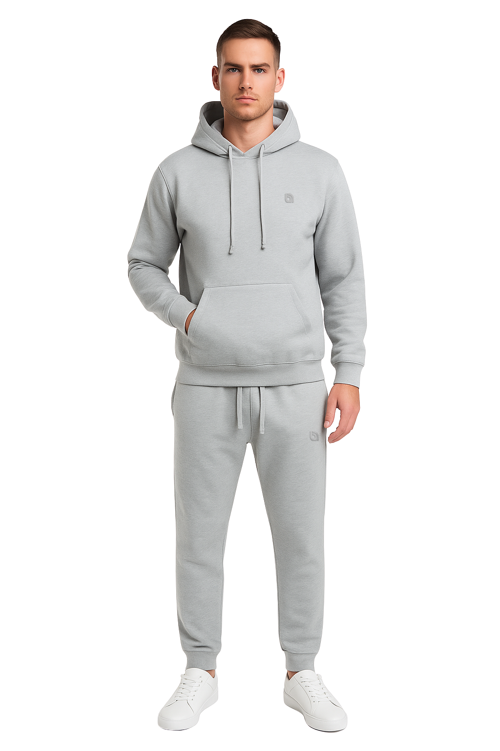 Bahob® Men's Tracksuit Set Full Sleeve Fleece Hoodie Top Jogging Bottoms Joggers