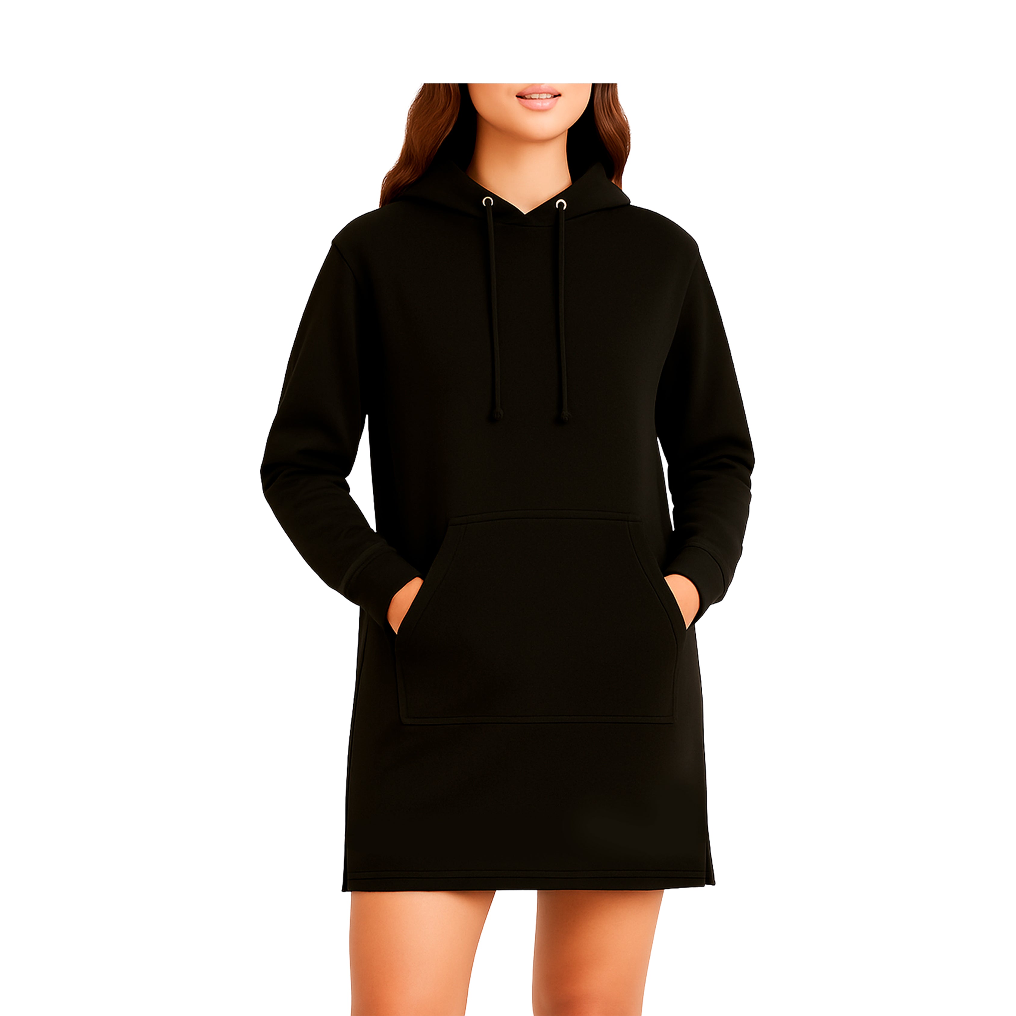 Women's Pullover Long Hoodies Long Sleeves Ladies Fleece Longline Casual Hoodies Sweatshirt Top Soft Jumper Hoodies for Women S-XXL