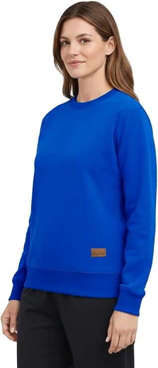 Bahob® Women's Crew Sweatshirt Long Sleeve Tops for Ladies Sweatshirts for Women UK Pullover Jumper Crewneck Sweater S-XXL