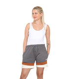 Bahob® 1 & 3 Pack Women's Fleece Short Summer Shorts with Elasticated Waistband 3 Pockets Knee Length Sweat Shorts Jogging Sport Workout Hiking Gym Athletic Running Shorts S-3XL