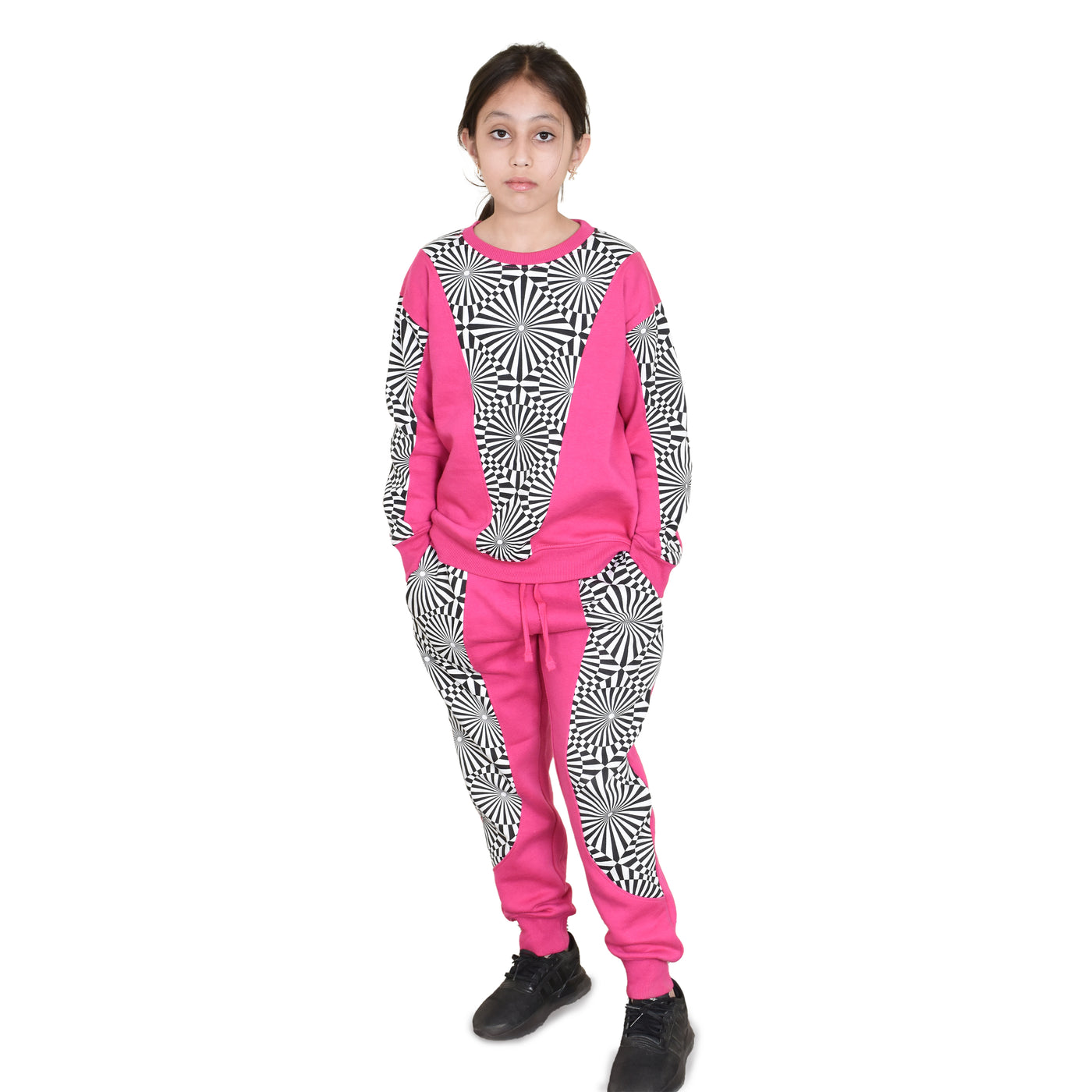 Bahob® Girls 2 Piece Sweatshirt & Jogging Bottoms Tracksuit Set
