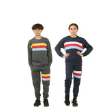 Bahob® 1 & 2 Pack Boys Girls Tracksuit, Unisex Jumper Sweatshirt and Jogger Bottoms Tracksuit Set for Kids 3-14 Years