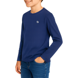 Bahob® 2 Pack Boys Long Sleeve T-Shirt Top Children's Round Neck Long-Sleeve T-Shirt Soft Cotton 3-14 Years kids t shirt