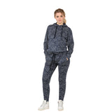 Bahob® Women’s Sportswear Set, 2 Piece Women Track Suit Set Hoodie and Stretch Legging Ladies Gym Wear Tracksuits Activewear Set