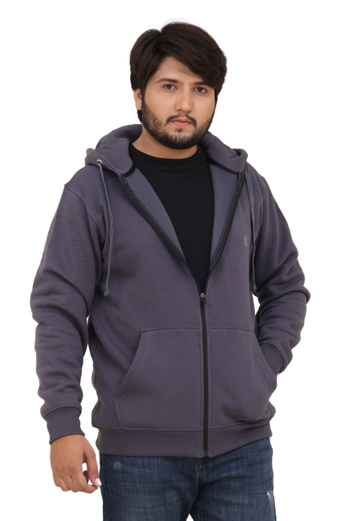 Bahob® Men's Hoodies Zip Up Sweatshirt Jackets Lightweight Long Sleeve Zipped Hoodie Jumper Tops Sweater Hoodies for Men S-3XL