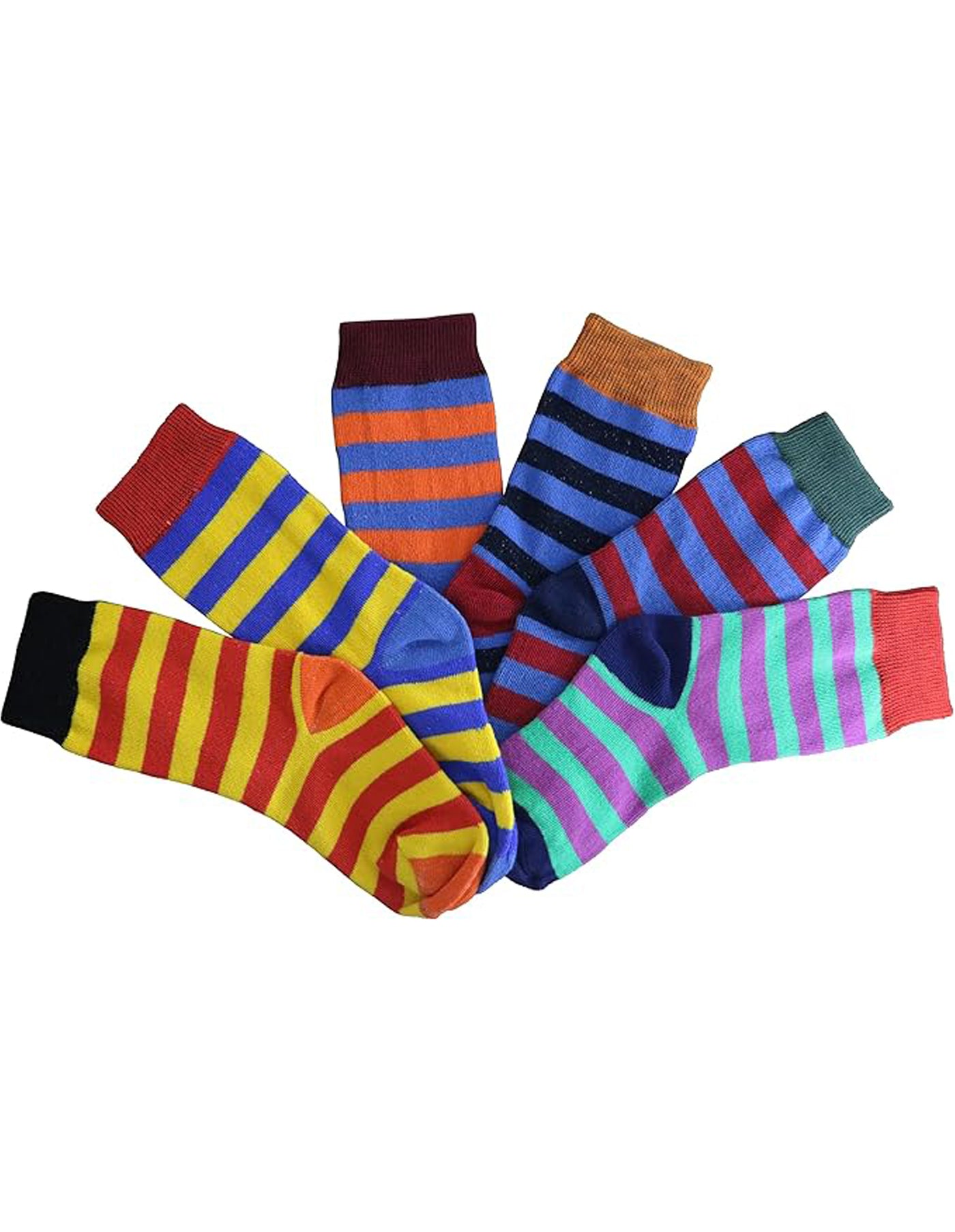 Bahob® 6 Pairs Boys Girls Character Cotton Socks Kids Novelty Designer Socks