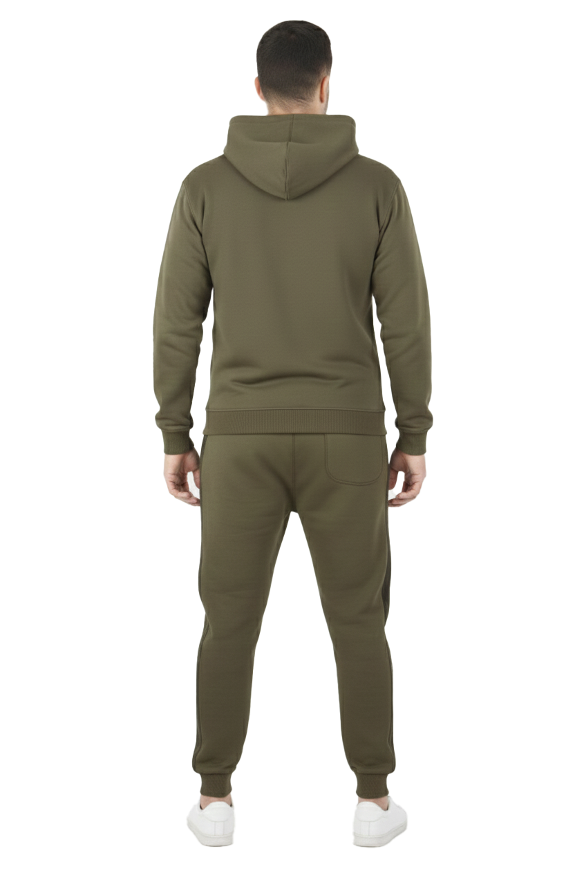 Bahob® Men's Tracksuit Set Full Sleeve Fleece Hoodie Top Jogging Bottoms Joggers