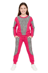 Bahob® Girls 2 Piece Sweatshirt & Jogging Bottoms Tracksuit Set