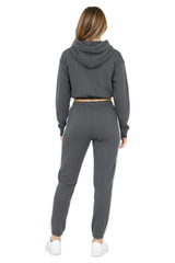 Bahob® Women’s Sportswear Set, 2 Pcs Women Tracksuit Hoodie Crop Top and Joggings Pants Leggings Yoga Gym Wear Tracksuits Activewear Set