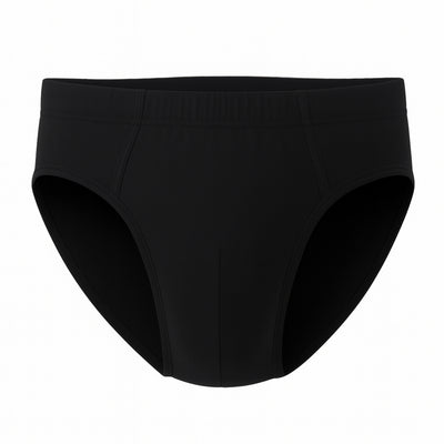 Bahob® 6 Pack Men's Underwear Briefs Ribbed Slips, Ultra Soft Sports Cotton Blend Slips Briefs