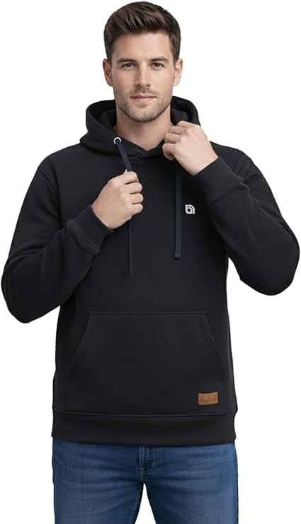 Bahob® Men's Hoodies Pullover Hooded Top Hoodie for men's Sweatshirts Long Sleeve Hoody Drawstring Casual Tops with Pockets S-3XL