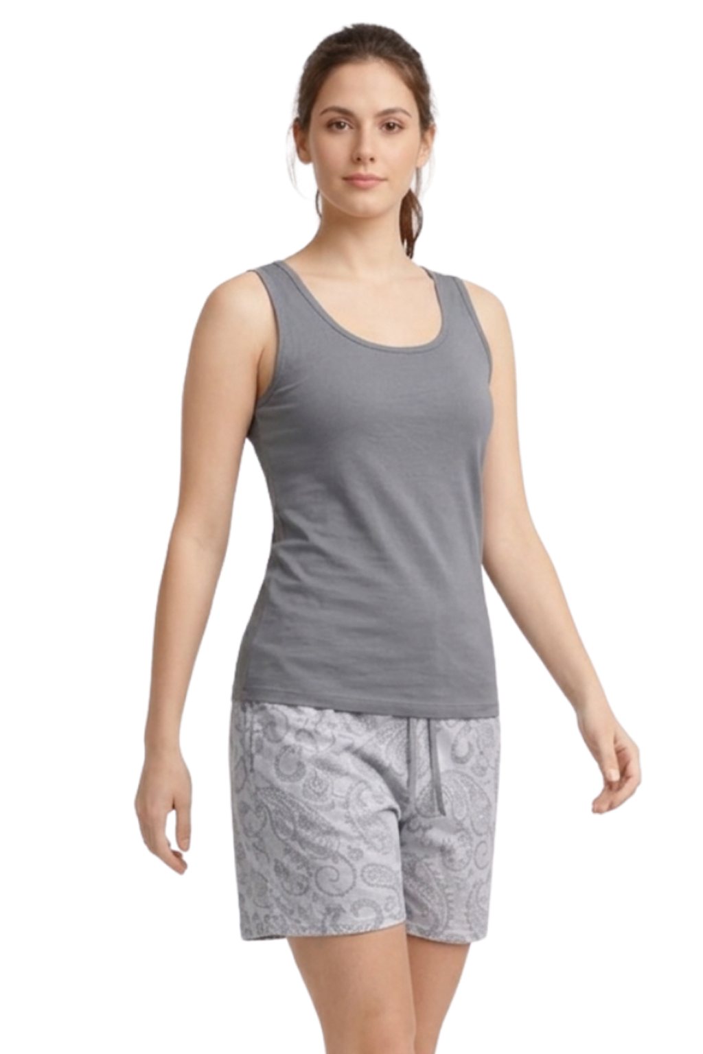Women's Pyjamas Sets Sleeveless Tank Top with Shorts Ladies Pyjamas Sets Vest and Shorts Lounge Set with Pockets Pyjamas for Women S-XXL