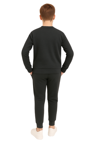 Bahob® 1 & 2 Pack Boys Girls Tracksuit, Unisex Jumper Sweatshirt and Jogger Bottoms Tracksuit Set for Kids 3-14 Years