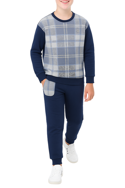 Bahob® 1 & 2 Pack Boys Girls Tracksuit, Unisex Jumper Sweatshirt and Jogger Bottoms Tracksuit Set for Kids 3-14 Years