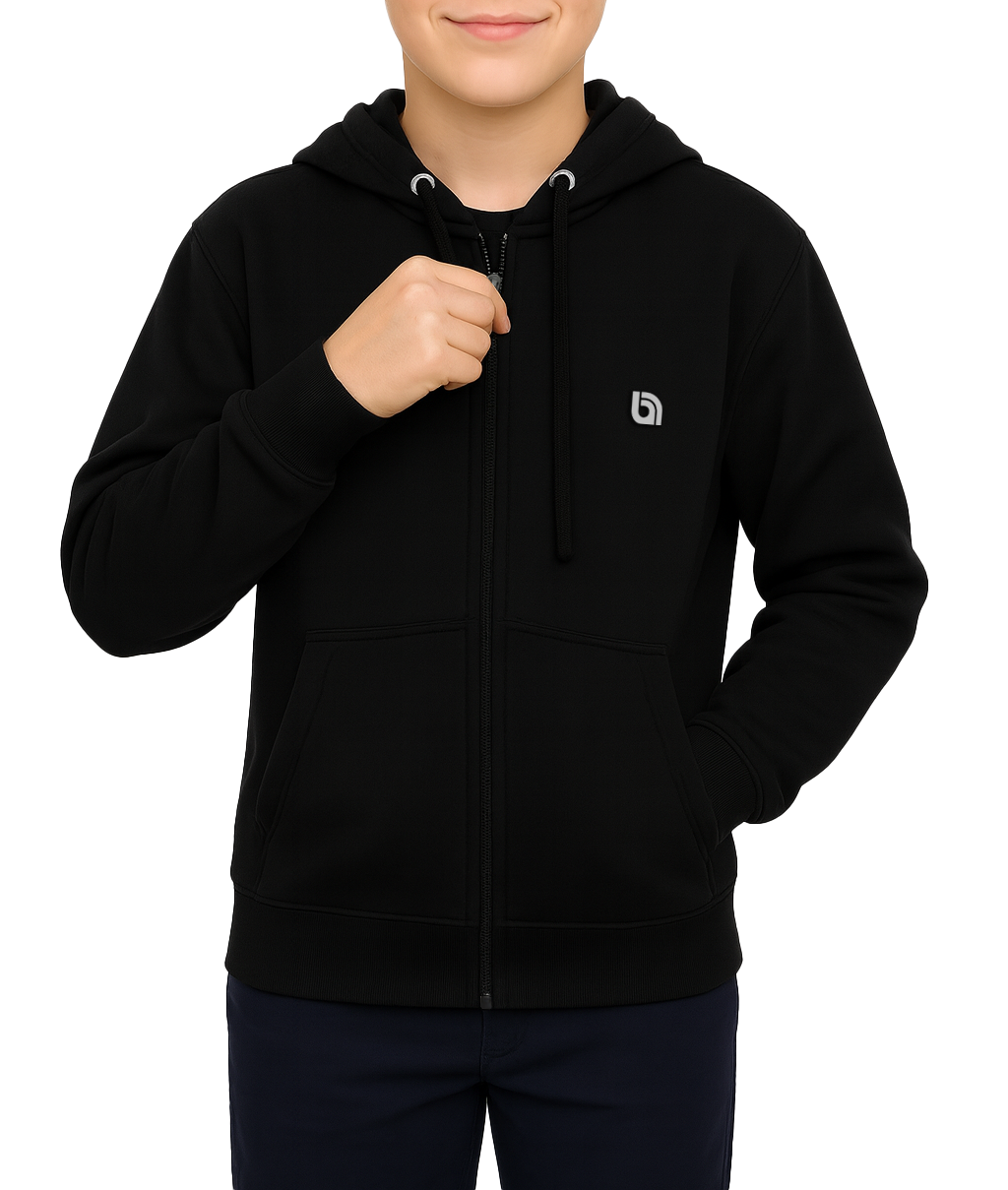 Bahob® Hoodies For Boys Kids Fleece Zip-Up Hoodie Sweatshirt Kids Hoodies Jacket Sweatshirt for Boys Long Sleeve Top Unisex Age 5-14 Years