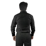 Bahob® Men's Formal Dress Shirt Long Sleeve Mens Dress Shirt 100% Cotton Plain Business Wedding Work Causal Button Down Shirts for Men with Pocket S-3XL