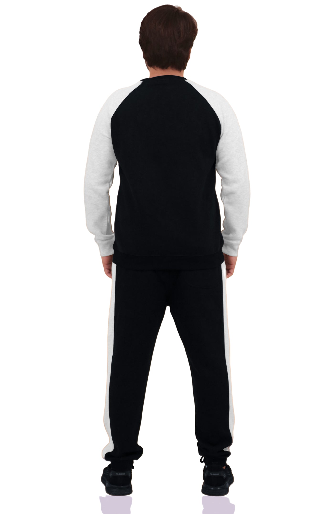 Bahob® Mens Tracksuit Set 2 Piece Sweatshirt and Joggers for Men Fleece Tracksuit Sets Gym Casual Exercise Running Sport Lounge Wear