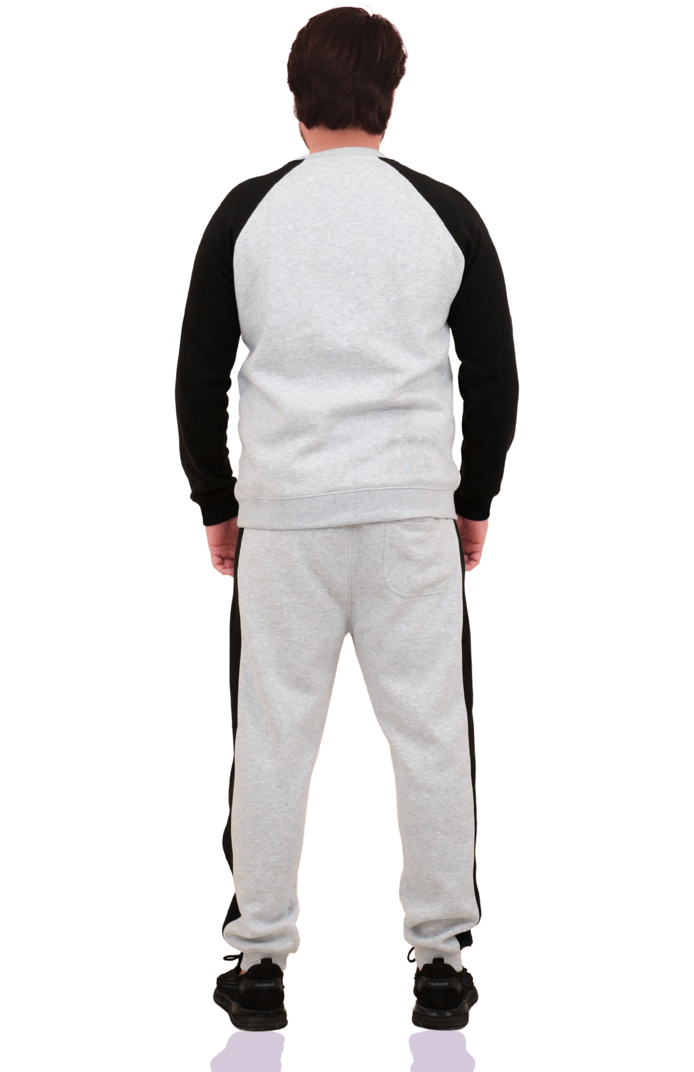 Bahob® Mens Tracksuit Set 2 Piece Sweatshirt and Joggers for Men Fleece Tracksuit Sets Gym Casual Exercise Running Sport Lounge Wear