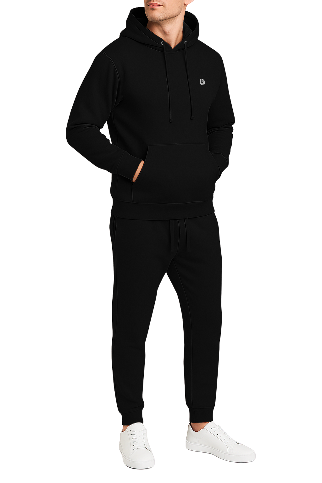 Bahob® Men's Tracksuit Set Full Sleeve Fleece Hoodie Top Jogging Bottoms Joggers