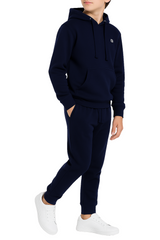 Boys Tracksuit Fleece Kids Pull Over Hooded Jogging Bottoms and Hoodie UK