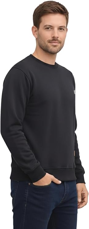 Bahob® Men's Fleece Crew Neck Sweatshirt Pullovers Long Sleeve Jumper, Sweater S-3XL