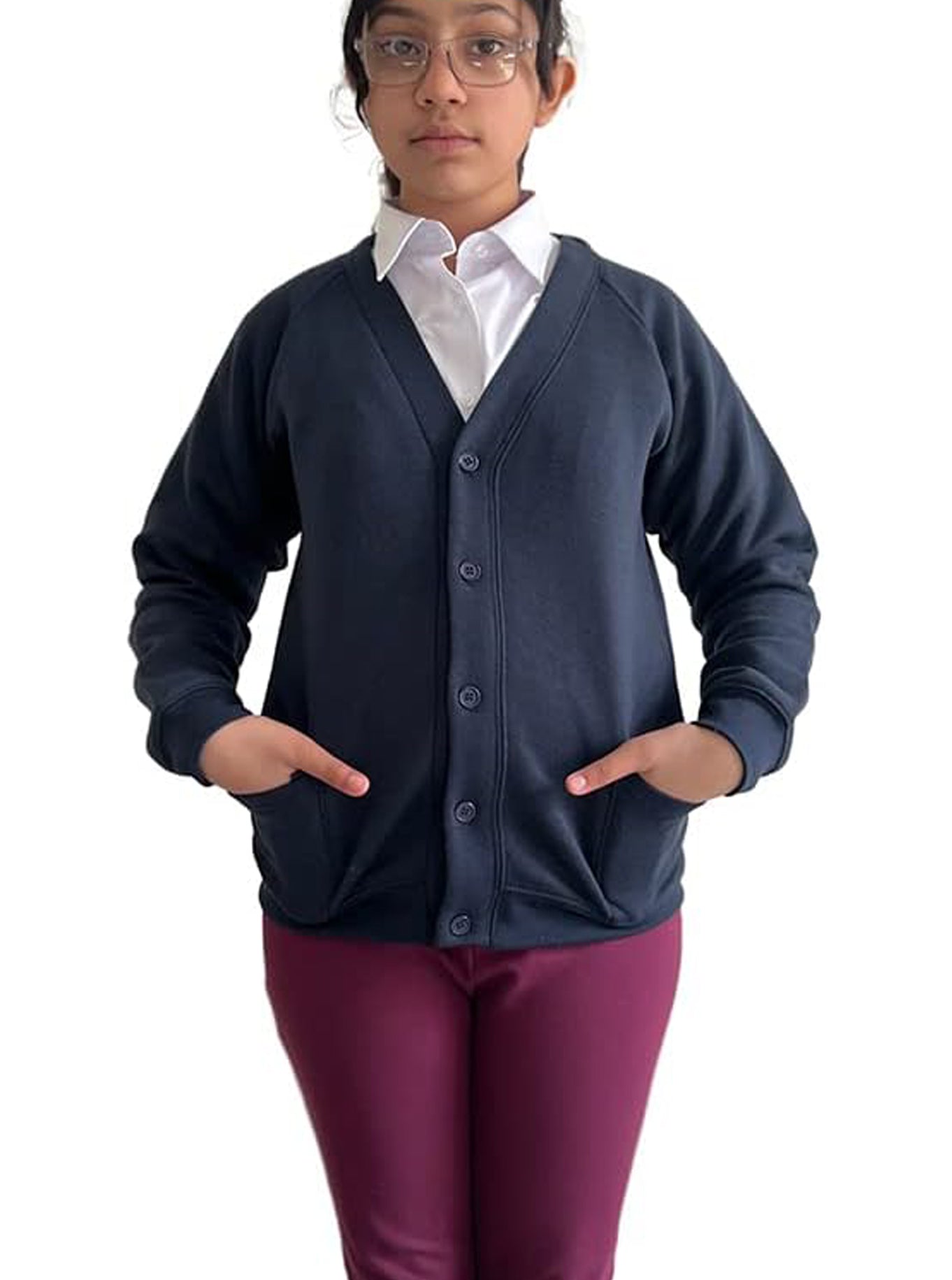 Bahob® Girls School Cardigan  Uniform for girls full sleeve cardigan. - Bahob