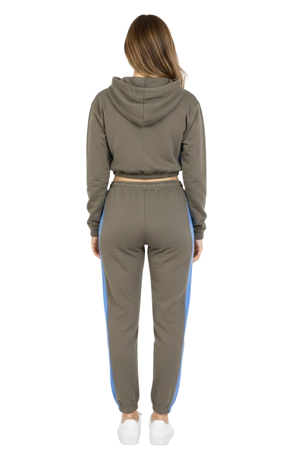 Bahob® Women’s Sportswear Set, 2 Pcs Women Tracksuit Hoodie Crop Top and Joggings Pants Leggings Yoga Gym Wear Tracksuits Activewear Set